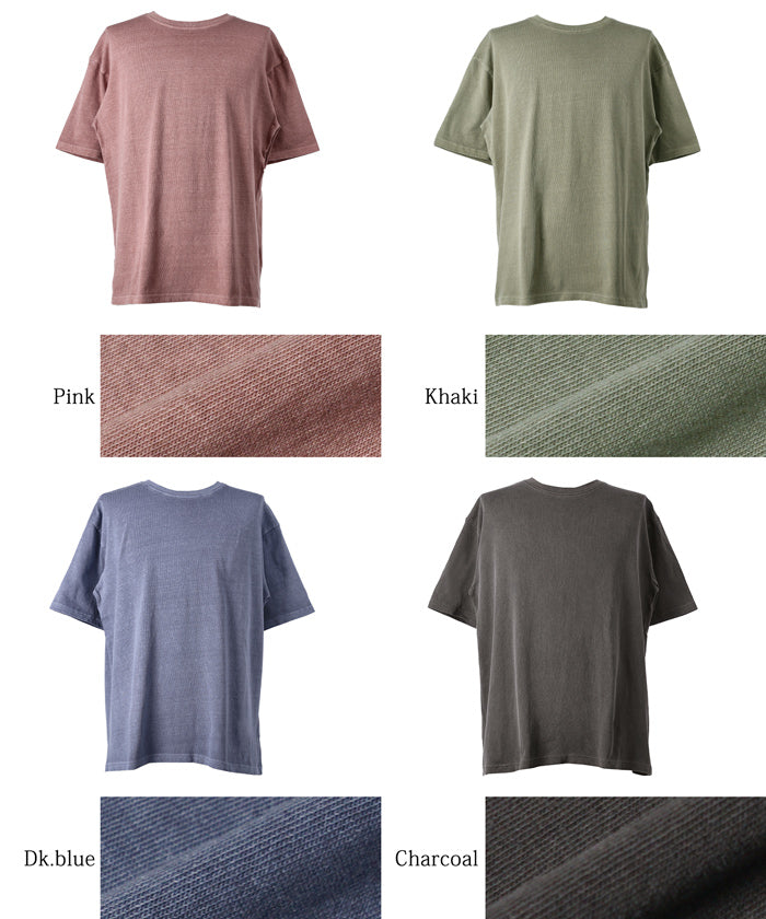 セール★1490円→1290円 Tシャツ メンズ オーバーサイズ クルーネック 半袖 コットン ミディアム丈 カジュアル シンプル メール便可 24ss coca コカ
